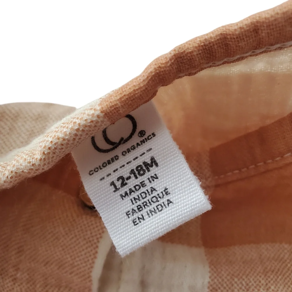 Colored Organics Muslin Button Suit